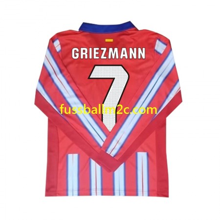 Fußballtrikots Atlético Madrid Antoine Griezmann 7 Heim Trikotsatz 2024-2025 Langarm
